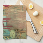 ヴィンセント・ヴァン・ゴッホ – アレスのヴィンセント・ベッドルーム キッチンタオル (四つ折り)