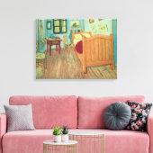 ヴィンセント・ヴァン・ゴッホ – アレスのヴィンセント・ベッドルーム キャンバスプリント (インサイチュ (リビング))