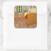 ヴィンセント・ヴァン・ゴッホ – アレスのヴィンセント・ベッドルーム スクエアシール (バッグ)