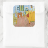 ヴィンセント・ヴァン・ゴッホ – アレスのヴィンセント・ベッドルーム スクエアシール (バッグ)