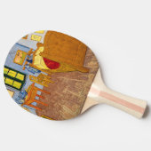 ヴィンセント・ヴァン・ゴッホ – アレスのヴィンセント・ベッドルーム 卓球ラケット (横)