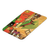 ヴィンセント・ヴァン・ゴッホ – アレスの夜のカフェ マグネット (左側)