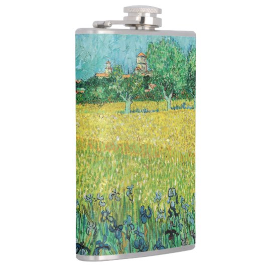 ヴィンセント・ヴァン・ゴッホ – アレス近郊のアイリスとのフィールド フラスク (右)