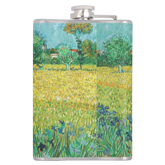 ヴィンセント・ヴァン・ゴッホ – アレス近郊のアイリスとのフィールド フラスク (裏面)