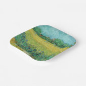 ヴィンセント・ヴァン・ゴッホ – アレス近郊のアイリスとのフィールド ペーパープレート (傾斜あり)