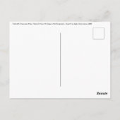 ヴィンセント・ヴァン・ゴッホ – アレス近郊のアイリスとのフィールド ポストカード (裏面)