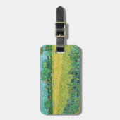 ヴィンセント・ヴァン・ゴッホ – アレス近郊のアイリスとのフィールド ラゲッジタグ (正面縦)