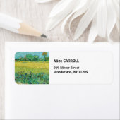 ヴィンセント・ヴァン・ゴッホ – アレス近郊のアイリスとのフィールド ラベル (インサイチュ)