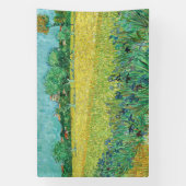 ヴィンセント・ヴァン・ゴッホ – アレス近郊のアイリスとのフィールド 横断幕 (縦)