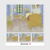 ヴィンセント・ヴァン・ゴッホ、アーレスのベッドルーム、第3版 シール (シート)