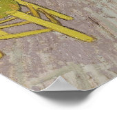 ヴィンセント・ヴァン・ゴッホ、アーレスのベッドルーム、第3版 ポスター (角)