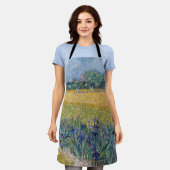 ヴィンセント・ヴァン・ゴッホ – アーレスの景色 エプロン (着用した状態)