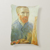 ヴィンセント・ヴァン・ゴッホ – イーゼルの前の自画像 アクセントクッション (裏面(縦))
