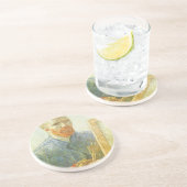 ヴィンセント・ヴァン・ゴッホ・イーゼル前の自画像 コースター (側面)