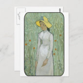 ヴィンセント・ヴァン・ゴッホ – ウィメンズ・イン・フィールド ポストカード (正面/裏面)