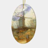 ヴィンセント・ヴァン・ゴッホ – ウィンドミル、ムーランデラガレット セラミックオーナメント (左)