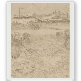 ヴィンセント・ヴァン・ゴッホ – ウィートフィールドからのアーレスビュー シール