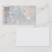 ヴィンセント・ヴァン・ゴッホ – エットンの庭の記憶 名刺 (正面/裏面)