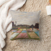 ヴィンセント・ヴァン・ゴッホ - オランダの花壇 クッション (ブランケット)