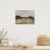 ヴィンセント・ヴァン・ゴッホ - オランダの花壇 ポスター (キッチン)