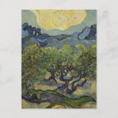 ヴィンセント・ヴァン・ゴッホ - オリーブの木のある風景 ポストカード (正面)