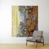 ヴィンセント・ヴァン・ゴッホ - オリーブの木、黄色い空と太陽 タペストリー (インサイチュ)