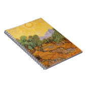 ヴィンセント・ヴァン・ゴッホ - オリーブの木、黄色い空と太陽 ノートブック (右側)