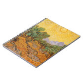 ヴィンセント・ヴァン・ゴッホ - オリーブの木、黄色い空と太陽 ノートブック (左側)