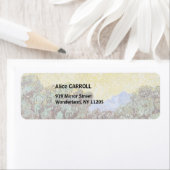 ヴィンセント・ヴァン・ゴッホ - オリーブの木、黄色い空と太陽 ラベル (インサイチュ)