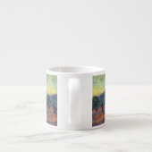 ヴィンセント・ヴァン・ゴッホ・オリーブグローブ印象派アート エスプレッソカップ (裏面)