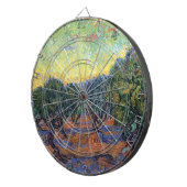 ヴィンセント・ヴァン・ゴッホ・オリーブグローブ印象派アート ダーツボード (正面右)