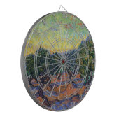 ヴィンセント・ヴァン・ゴッホ・オリーブグローブ印象派アート ダーツボード (正面左)