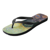 ヴィンセント・ヴァン・ゴッホ・オリーブグローブ印象派アート ビーチサンダル (アングル)