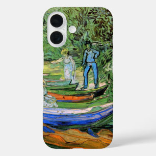 ヴィンセント・ヴァン・ゴッホ - オワーズ川のほとり、アウヴェール iPhone 16ケース