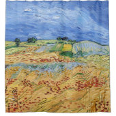 ヴィンセント・ヴァン・ゴッホ - オーベルの野原 シャワーカーテン (正面)