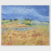 ヴィンセント・ヴァン・ゴッホ - オーベルの野原 ラッピングペーパー (フラット)