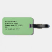 ヴィンセント・ヴァン・ゴッホ - オーベル近くのヴェセノッツの風景 ラゲッジタグ (裏面横)