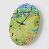 ヴィンセント・ヴァン・ゴッホ - オーベル近くのヴェセノッツの風景 ラージ壁時計 (傾斜)