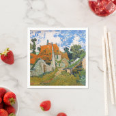 ヴィンセント・ヴァン・ゴッホ - オーベル・シュル・オワーズの通り スタンダードカクテルナプキン (インサイチュ)