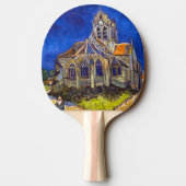 ヴィンセント・ヴァン・ゴッホ - オーベールの教会 卓球ラケット (裏面)