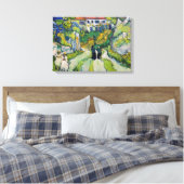 ヴィンセント・ヴァン・ゴッホ - オーベールの階段 キャンバスプリント (インサイチュ (寝室))