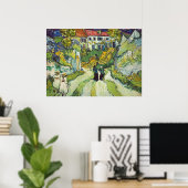 ヴィンセント・ヴァン・ゴッホ・オーヴァースの階段 ポスター (ホームオフィス)