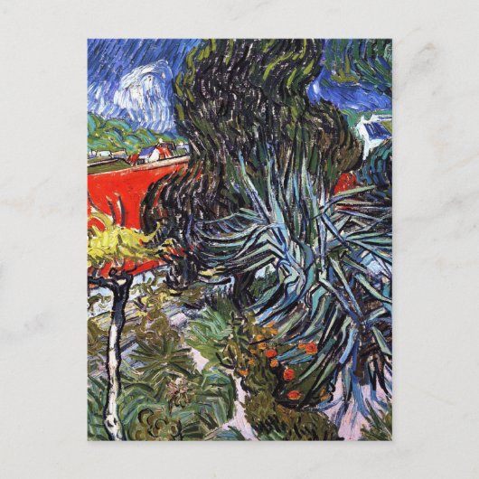 ヴィンセント・ヴァン・ゴッホ – オーヴェースのドクターガチェッツガーデン ポストカード (正面)