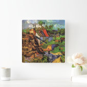 ヴィンセント・ヴァン・ゴッホ・オーヴェースの家ヴィレッジ スクエア壁時計 (ホーム)