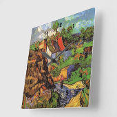 ヴィンセント・ヴァン・ゴッホ・オーヴェースの家ヴィレッジ スクエア壁時計 (傾斜)