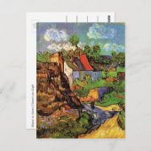 ヴィンセント・ヴァン・ゴッホ・オーヴェースの家ヴィレッジ ポストカード (正面/裏面)