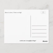 ヴィンセント・ヴァン・ゴッホ・オーヴェースの家ヴィレッジ ポストカード (裏面)