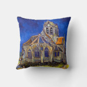 ヴィンセント・ヴァン・ゴッホ – オーヴェースの教会 クッション (裏面)