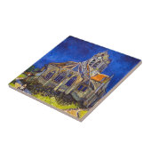 ヴィンセント・ヴァン・ゴッホ – オーヴェースの教会 タイル (側面)