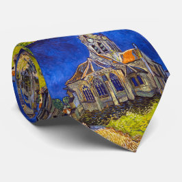 ヴィンセント・ヴァン・ゴッホ – オーヴェースの教会 ネクタイ